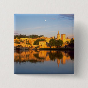 Avignon, Vaucluse, Provence, France, Rhone 2 Inch Square Button