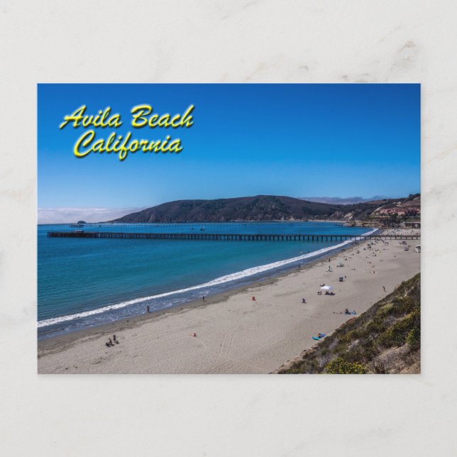 Avila Beach, California Postcard (Front)