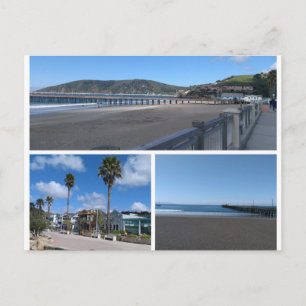 Avila Beach Collage postcard