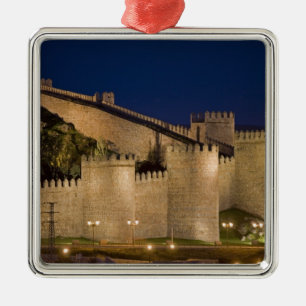 Avila, Castile and Leon, Spain Metal Ornament