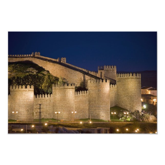 Avila, Castile and Leon, Spain Photo Print (Front)