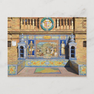 Avila, Plaza de Espana, Séville Carte postale