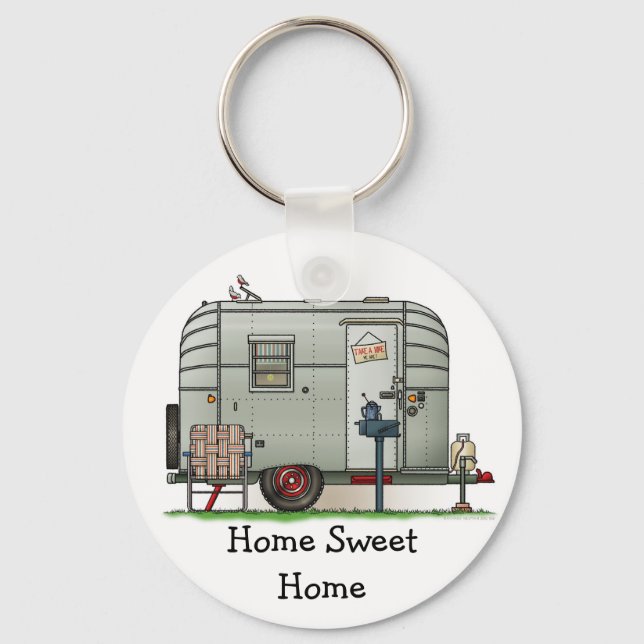 Avion Camper Trailer HSH Keychain (Front)