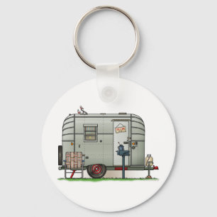Avion Camper Trailer Keychain