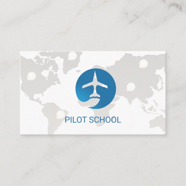Avion | Carte du monde (Devant)