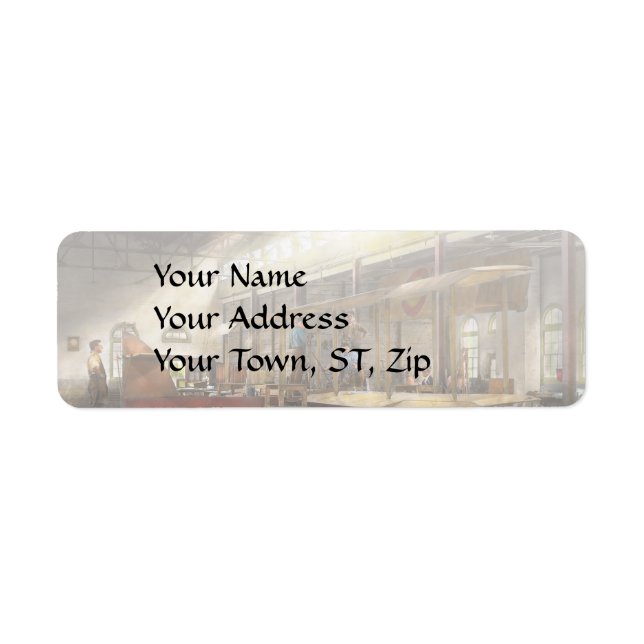 Avion - Dans l'usine d'avions 1918 (Devant)