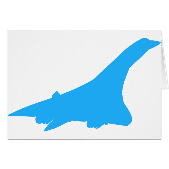 Avion de ligne à réaction supersonique de passager (Devant horizontal)