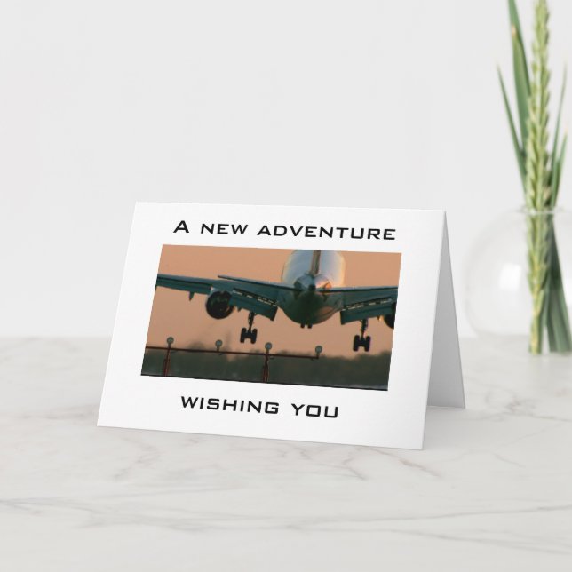 AVION DÉCOUVRIR LA CARTE POUR TOUTE NOUVELLE AVENT (Devant)