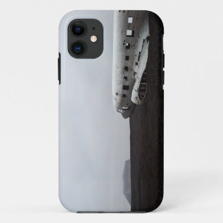 Avion écrasé dans le coque iphone de
