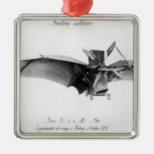 Avion III, 'The Bat' Metal Ornament