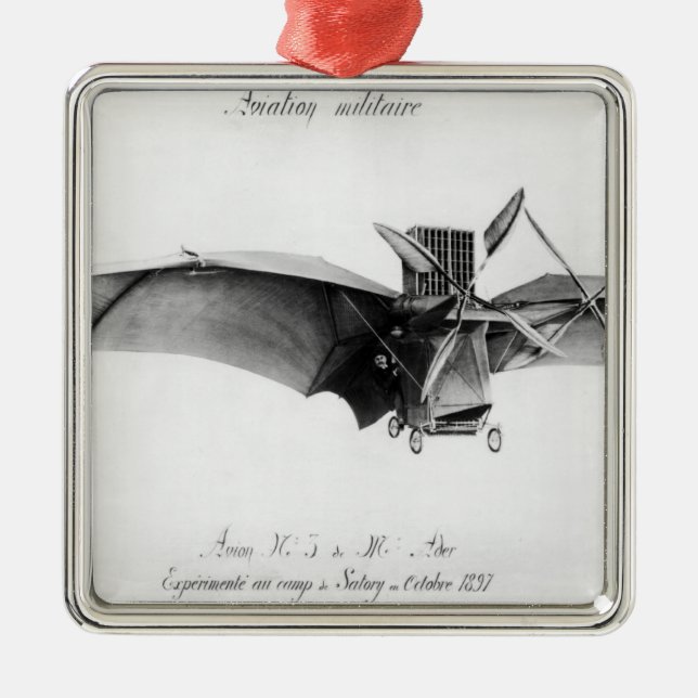 Avion III, 'The Bat' Metal Ornament (Front)