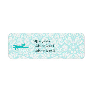 Avion turquoise