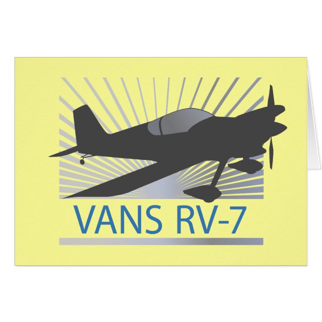 Avion Vans RV-7 (Devant horizontal)