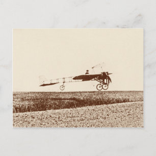 avion vintage décoller de la carte postale