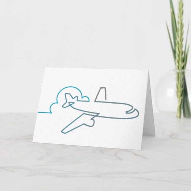 AVIONS - cartes de voeux (Devant)