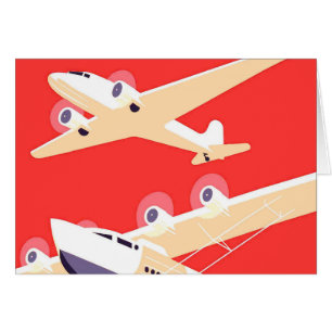 Avions volant à hélice Vintage