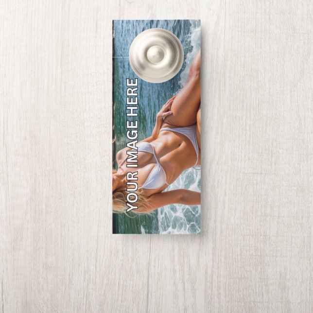 AVIS ! 🚪 Affichette de porte personnalisé - Ajout (Sur le bouton)