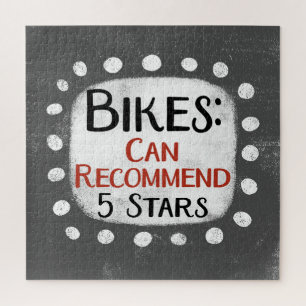 Avis de vélos 5 Étoiles Jigsaw Puzzle