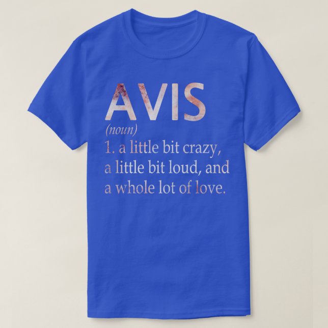 Avis Girl Name Definition T-Shirt (Design Front)