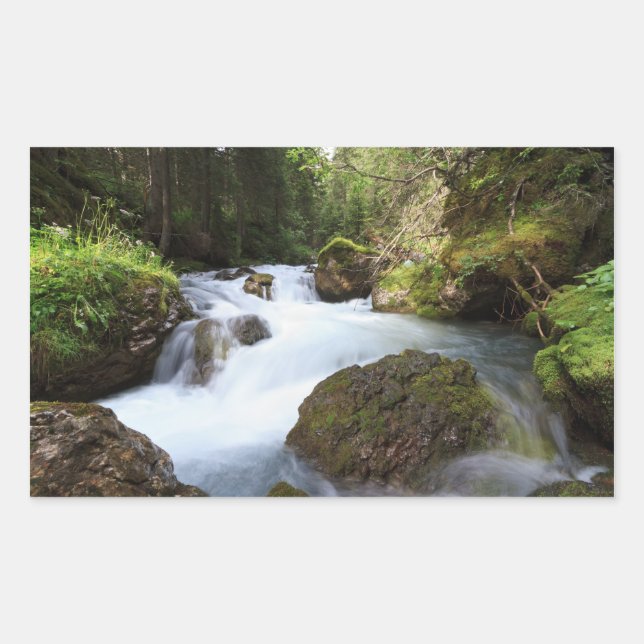 Avisio stream, Canazei Sticker (Front)