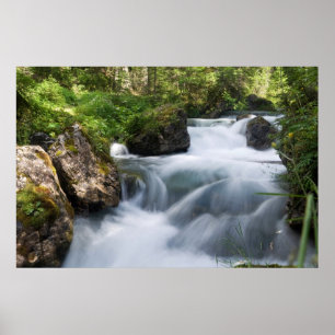 Avisio stream, Italy Poster