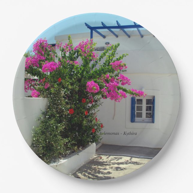 Avlemonas – Kythira Paper Plate (Front)