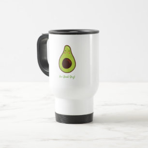 Avo Good Day Happy Avocado Travel Mug