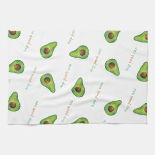 Avo Good Day Watercolor Kitchen Towel