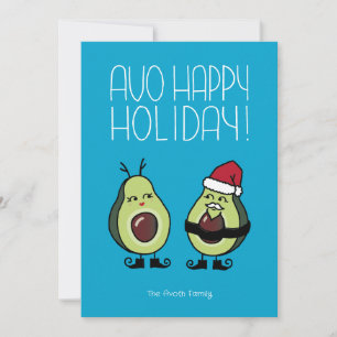 Avo Happy Holiday - Cerulean Card