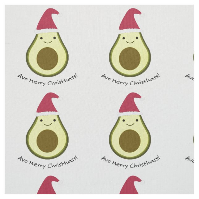 Avo Merry Christhass Avocado Fabric (Swatch)