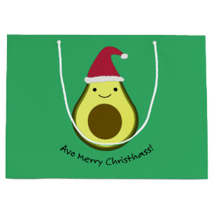Avo Merry Christhass Avocado Large Gift Bag