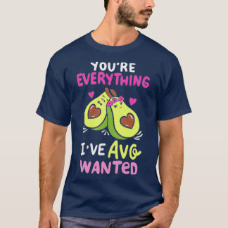 avo wanted vegan avocado valentines hearts day 2 T-Shirt
