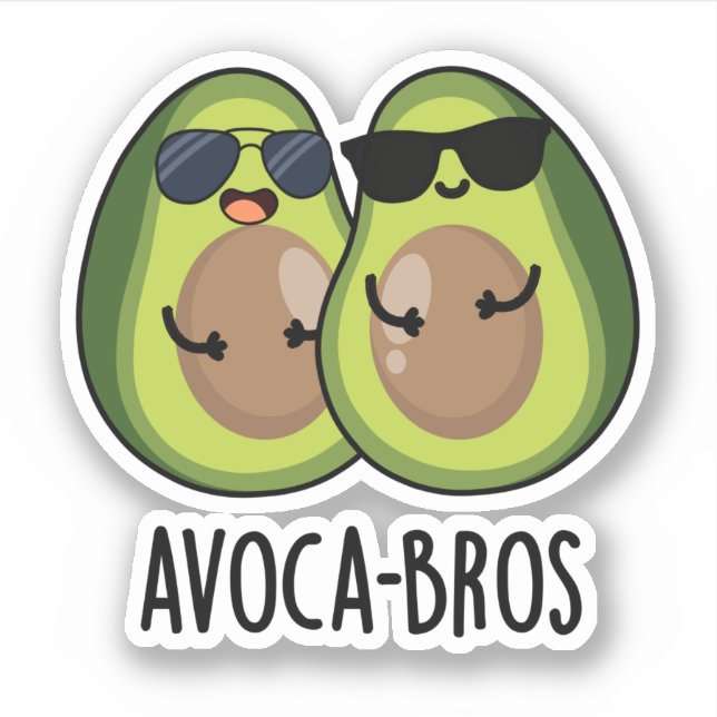 Avoca-bros Funny Avocado Pun (Front)