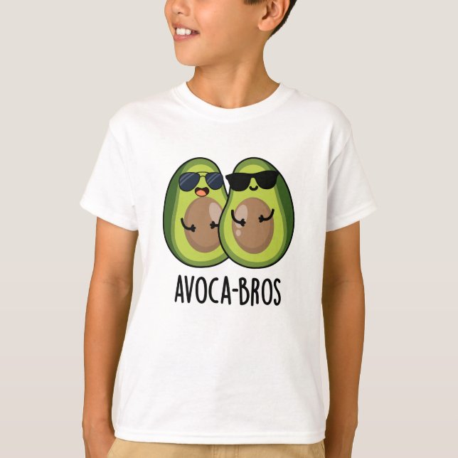 Avoca-bros Funny Avocado Pun T-Shirt (Front)
