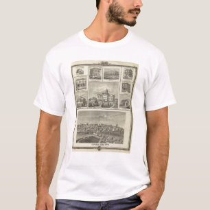 Avoca Penn College, Oskaloosa buildings in Dexter T-Shirt