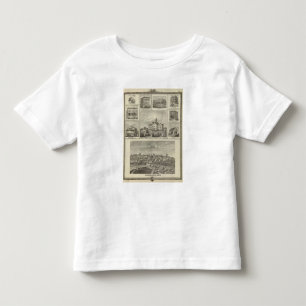 Avoca Penn College, Oskaloosa buildings in Dexter Toddler T-shirt