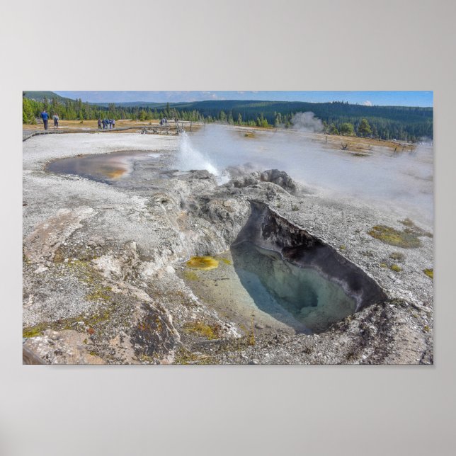 Avoca Spring, Biscuit Basin, Yellowstone Poster (Front)