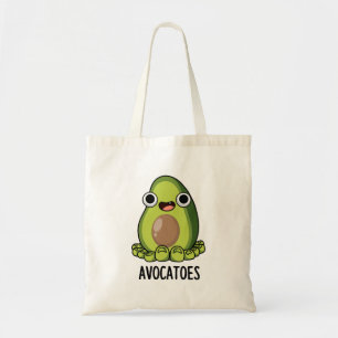 Avoca-toes Funny Avocado Puns Tote Bag