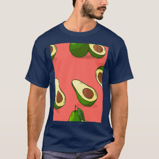 Avocado Abstract Fruits Classic TShirt