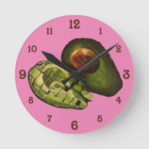 Avocado Acrylic Wall Clock