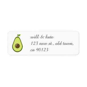 Avocado Address Labels