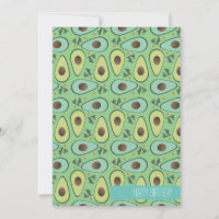 Avocado and Cilantro Salad Pattern