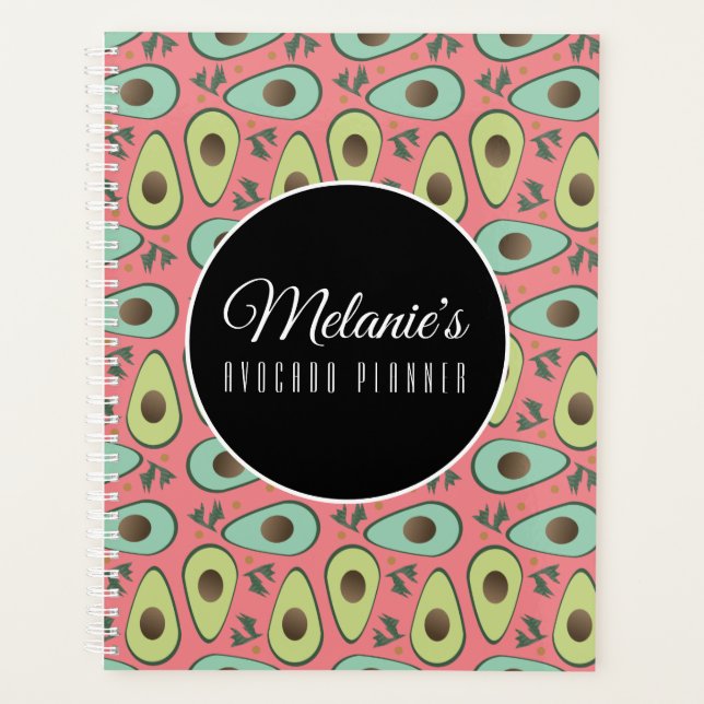 Avocado and Cilantro Salad Pattern Planner (Front)