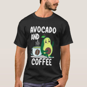 Avocado and Coffee Lover Keto Vegan Vegetarian Avo T-Shirt
