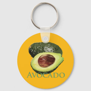 Avocado and Half Keychain
