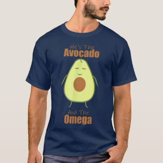Avocado and Omega Christian Avocados Gifts Lovers  T-Shirt