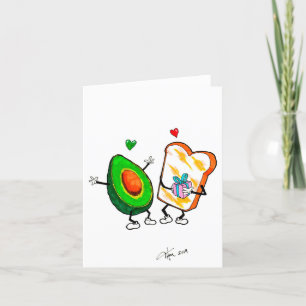 Avocado and Toast card