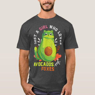 Avocado Animal Lover Girls Women Nature Forest Cut T-Shirt