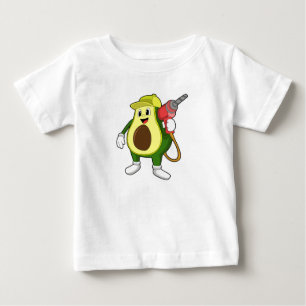 Avocado as Craftsman with Drill Baby T-Shirt