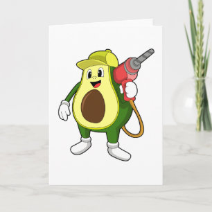 Avocado as Craftsman with Drill Card